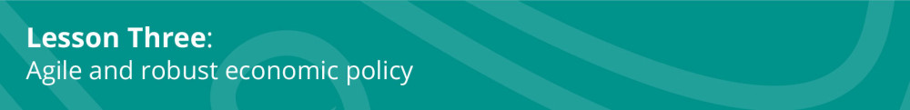 Lesson Three: Agile and robust economic policy