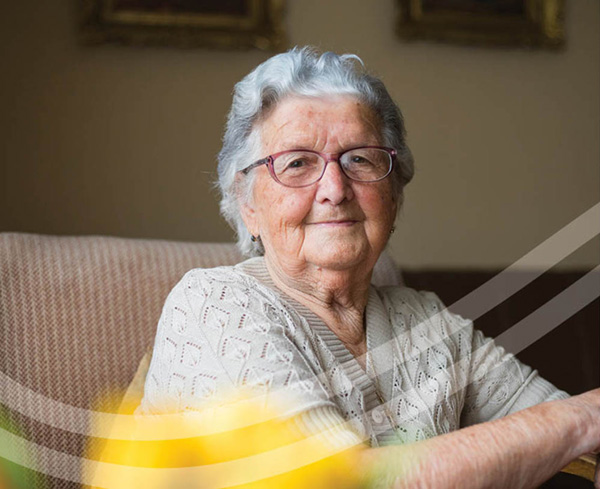 Photo of an elderly woman