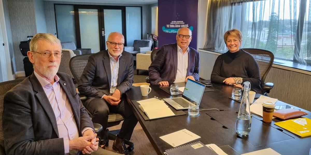 All three commissioners meet with Sir Collin Tukuitonga