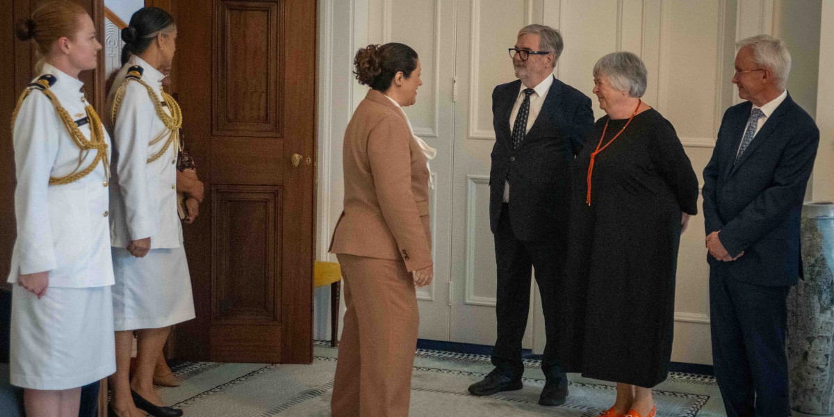 Her Excellency, Dame Cindy Kiro, the Governor-General receiving the Inquiry's final reports from the Phase Two Commissioners.